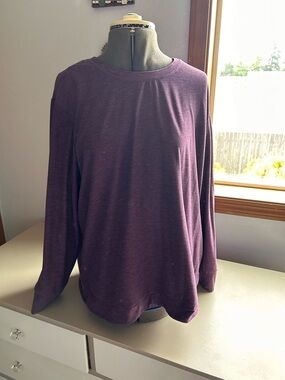 Plum Long Sleeve Lightweight Tee